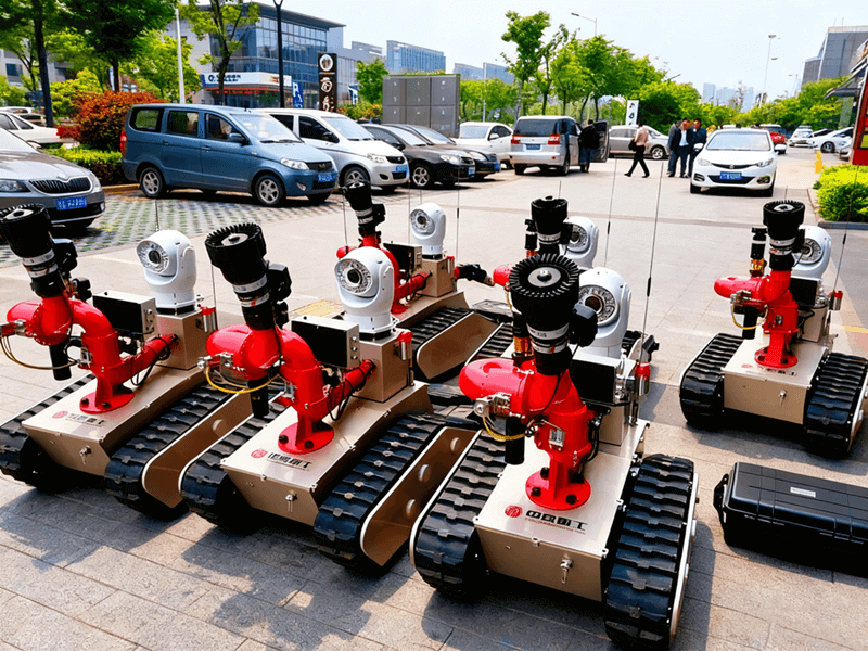 Çinin yanğınsöndürən nəhəngləri, sənayedə yeni dəyişikliklərdə olan yanğınsöndürən robototexnika bazarına girdilər